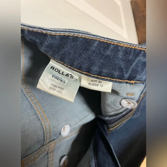 Rollas Sailor wide leg jeans women’s size 30 - Picture 8 of 8